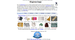 Desktop Screenshot of organzabags.com.au